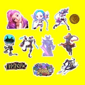 3/$20 Brand New 10x Waterproof Legend Stickers